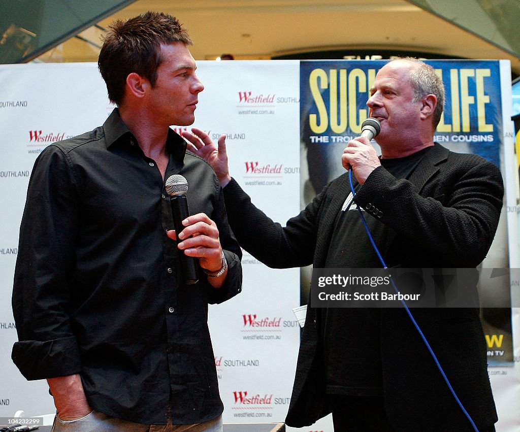 Retired AFL Player Ben Cousins Launches Biographical DVD In Melbourne