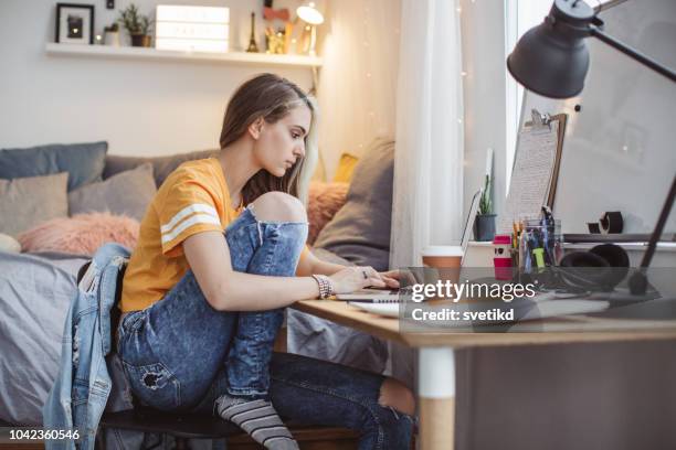 Working On Homework High-Res Stock Photo - Getty Images