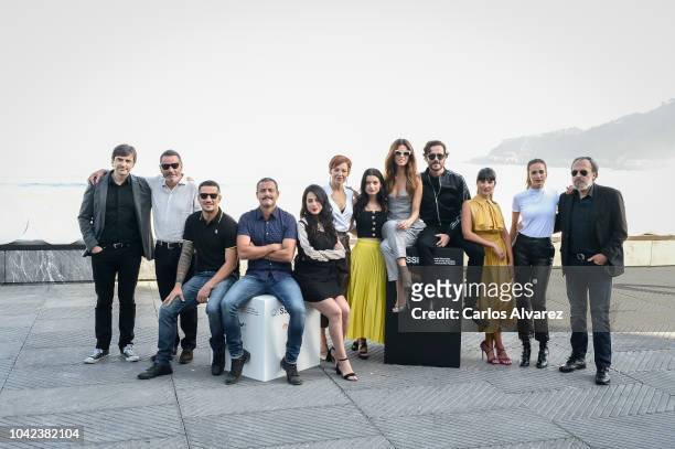 Juana Acosta, Daniel Grao, Jose Coronado, Sofia Oria, Yolanda Torosio and Juan Carlos Librado attend during Gigantes' Photocall - 66th San Sebastian...