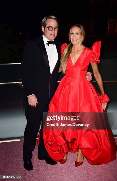Matthew Broderick and Sarah Jessica Parker arrive to the 2018 New York City Ballet Fall Fashion Gala at David H. Koch Theater at Lincoln Center on...