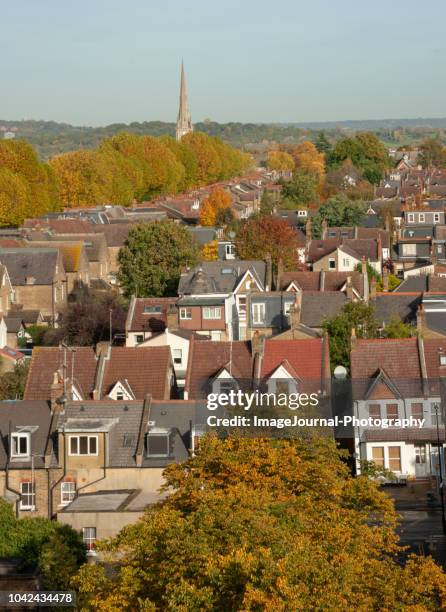 view over west ealing - ealing fotografías e imágenes de stock