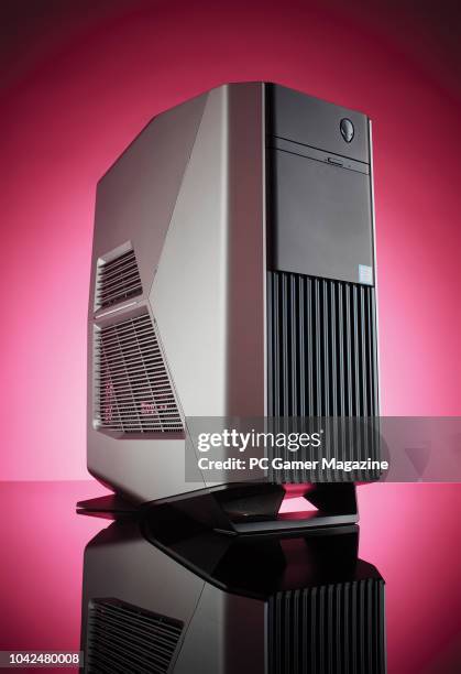 An Alienware Aurora R7 gaming PC, taken on February 12, 2018.