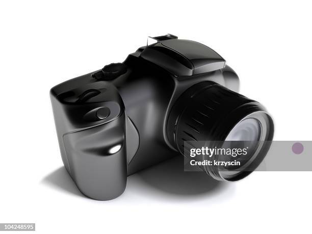 dslr camera - black - digital single lens reflex camera stock pictures, royalty-free photos & images