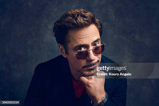 Actor Robert Downey Jr. Is photographed for People Magazine on July 25, 2017 at D23 Expo in Los Angeles, California.