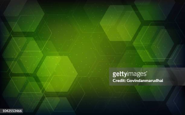 vector abstract geometric background. template brochure design - green background stock illustrations