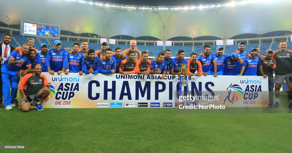 India v Bangladesh - Asia Cup 2018 Final Cricket Match