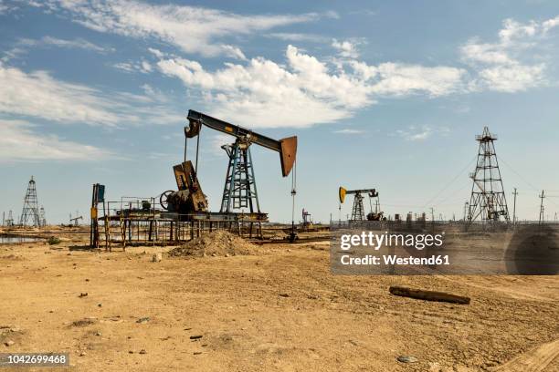 348 The Oil Fields Of Baku In Azerbaijan Stock Photos, High-Res