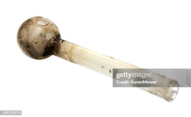 methamphetamine pipe - pipe smoking pipe stock pictures, royalty-free photos & images