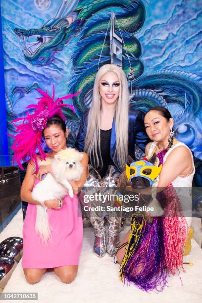 Aquaria attends RuPaul's DragCon NYC 2018 at Javits Center on September 28, 2018 in New York City.