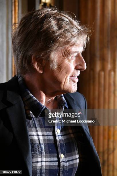 Robert Redford attends the 'The Old Man & The Gun' premiere during 2018 Toronto International Film Festival at The Elgin on September 10, 2018 in...