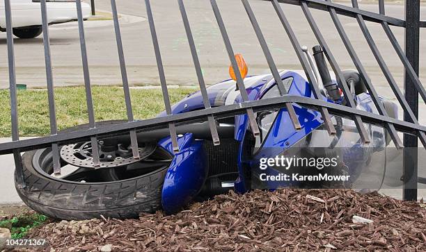 motorrad-unfall - unfall stock-fotos und bilder