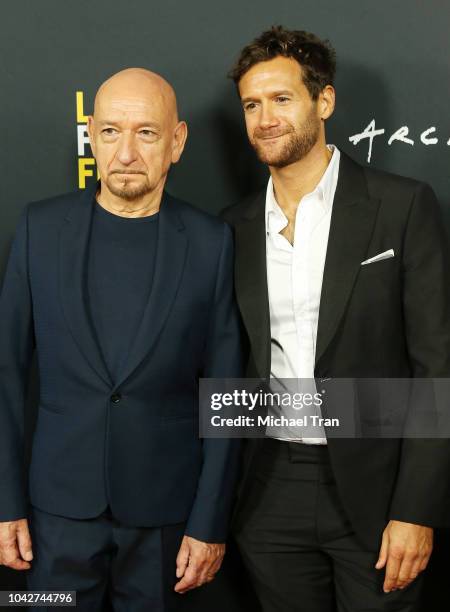 Sir Ben Kingsley and David Raymond arrive to the 2018 LA Film Festival - closing night screening of "Nomis" held at ArcLight Cinerama Dome on...