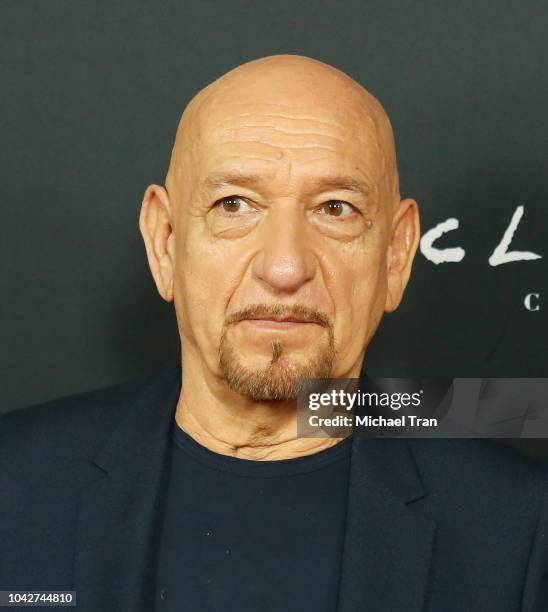 Sir Ben Kingsley arrives to the 2018 LA Film Festival - closing night screening of "Nomis" held at ArcLight Cinerama Dome on September 28, 2018 in...