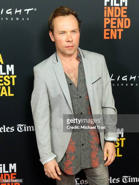 Brendan Fletcher arrives to the 2018 LA Film Festival - closing night screening of "Nomis" held at ArcLight Cinerama Dome on September 28, 2018 in...