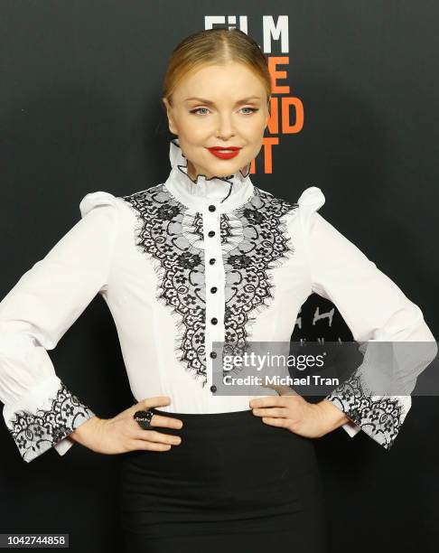 Izabella Miko arrives to the 2018 LA Film Festival - closing night screening of "Nomis" held at ArcLight Cinerama Dome on September 28, 2018 in...