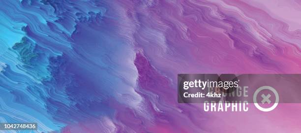 blue magenta digital glitch abstract grunge waves background - distorted letters stock illustrations