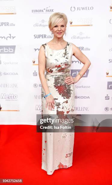 German actress Andrea Kathrin Loewig during the Goldene Henne on September 28, 2018 in Leipzig, Germany.