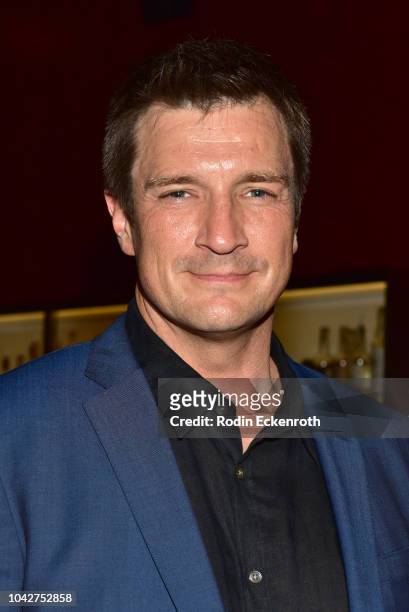 Nathan Fillion attends the Closing Night Reception during the 2018 LA Film Festival at ArcLight Hollywood on September 28, 2018 in Hollywood,...