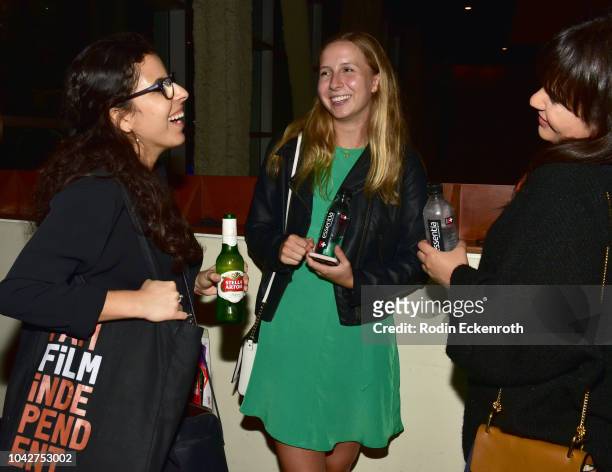 Guests attend the Closing Night Reception during the 2018 LA Film Festival at ArcLight Hollywood on September 28, 2018 in Hollywood, California.
