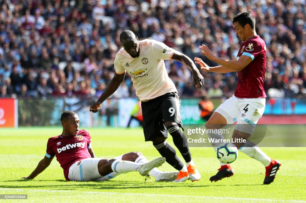 West Ham United v Manchester United - Premier League