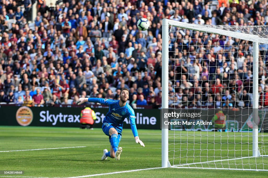 West Ham United v Manchester United - Premier League