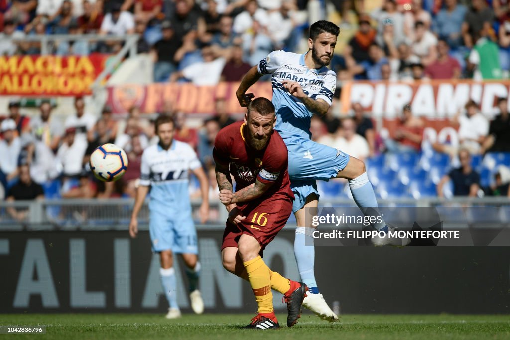 TOPSHOT-FBL-ITA-SERIEA-ROME-LAZIO