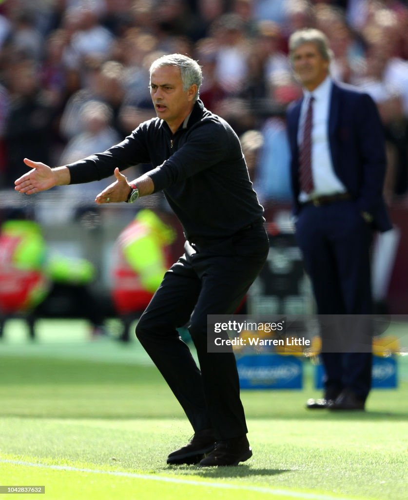 West Ham United v Manchester United - Premier League
