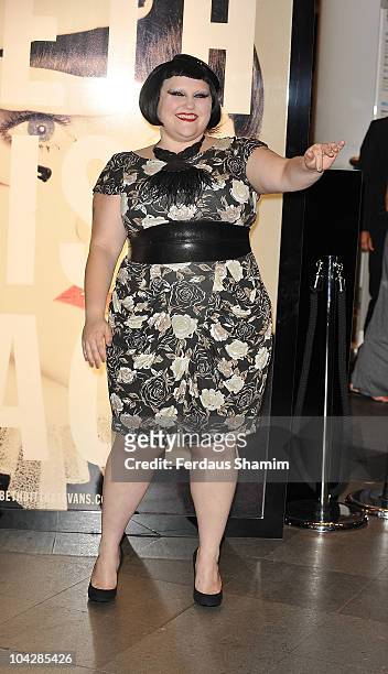 Beth Ditto launches her pop up shop exclusively at Selfridges at Selfridges on September 17, 2010 in London, England.