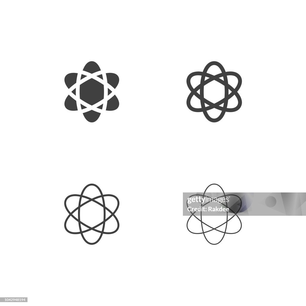 Iconos de moleculares - serie Multi