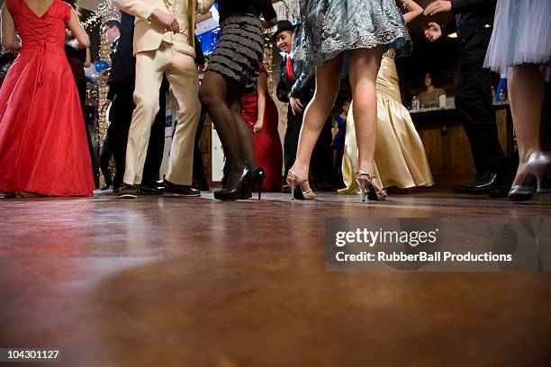 usa, utah, cedar hills, teenagers (14-17) dancing at high school prom - high school prom stock pictures, royalty-free photos & images