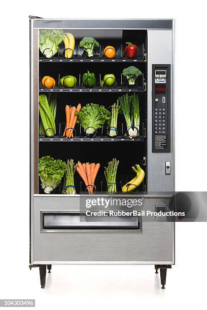 vegetables in the vending machine - vending machine 個照片及圖片檔