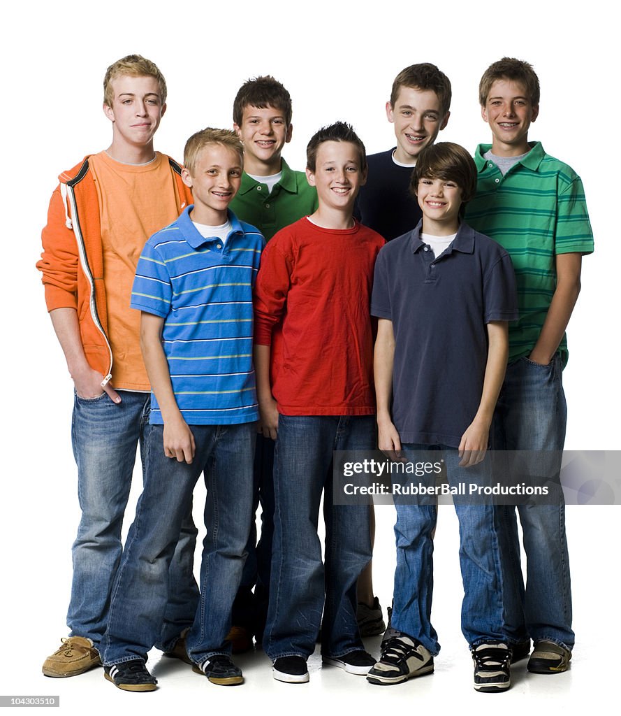 Group Of Teenage Boys