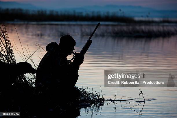 man out hunting - springville utah stock pictures, royalty-free photos & images