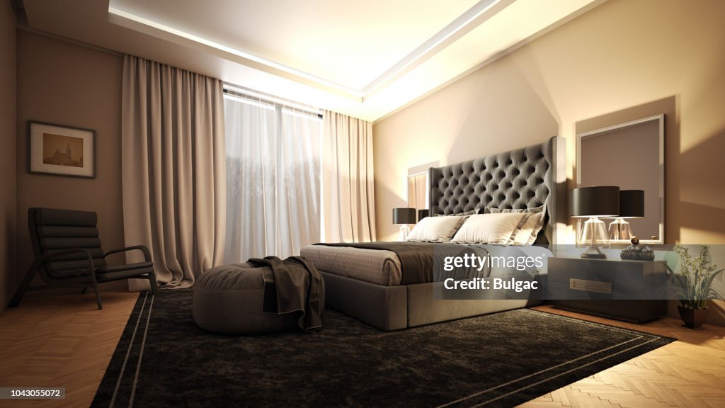 Luxury Master Bedroom Interior