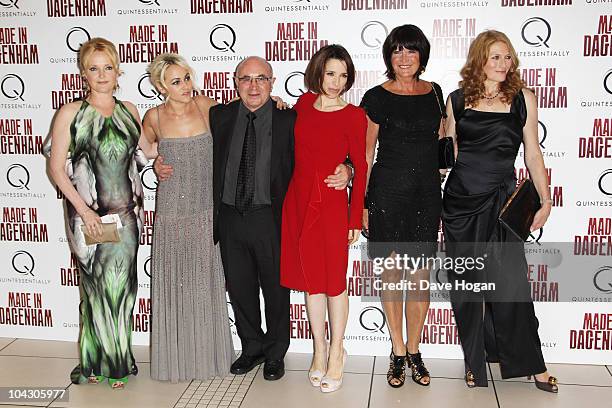 Miranda Richardson, Jaime Winstone, Bob Hoskins, Sally Hawkins, Sandie Shaw and Geraldine Jones attend the world premiere of Made In Dagenham held at...