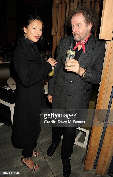 Rosey Chan and Mike Figgis attend private dinner hosted by AnOther Magazine to celebrate the latest cover star Bjork at Sake No Hana on September 20,...