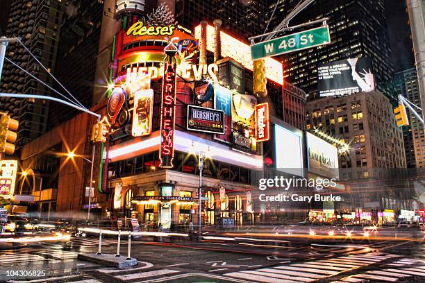 This 215-ft tall, 60-ft wide store facade is the largest permanent fixture ever constructed in Times Square. Featuring 34 dimensional props, four...