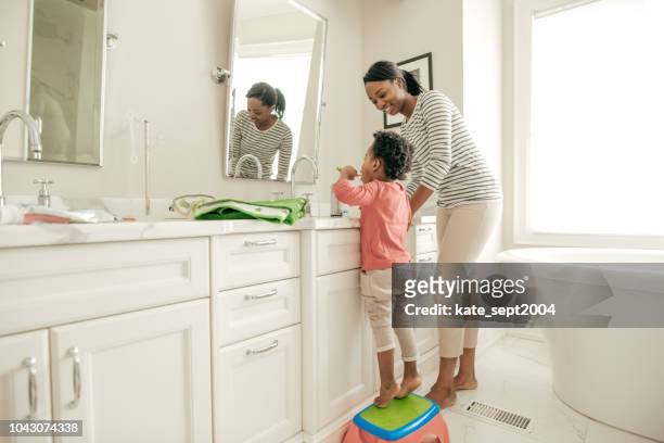 smart investment - bathroom routine stock pictures, royalty-free photos & images