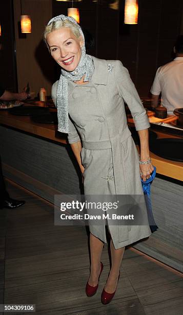 Daphne Guinness attends private dinner hosted by AnOther Magazine to celebrate the latest cover star Bjork at Sake No Hana on September 20, 2010 in...