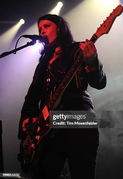 Aimee Nash of The Black Ryder performs at The Warfield on September 19, 2010 in San Francisco, California.