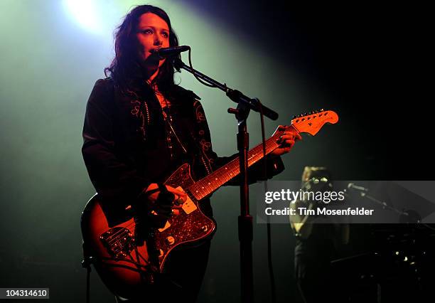 Aimee Nash of The Black Ryder performs at The Warfield on September 19, 2010 in San Francisco, California.