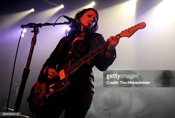 Aimee Nash of The Black Ryder performs at The Warfield on September 19, 2010 in San Francisco, California.