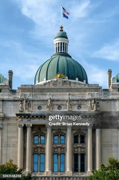 indiana state house - indiana flag stock pictures, royalty-free photos & images