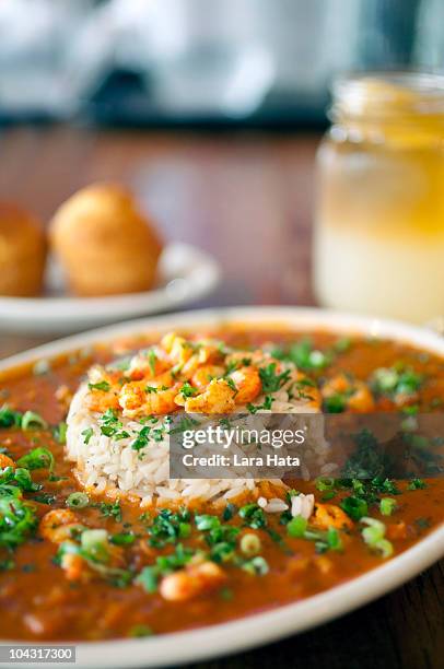 crawfish etouffee - crayfish stock pictures, royalty-free photos & images