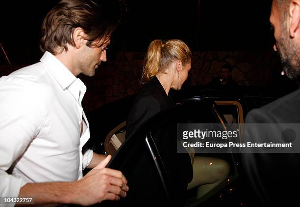 Kate Winslet and Louis Dowler attend a private party at Javier Hidalgo's home on September 20, 2010 in Madrid, Spain.