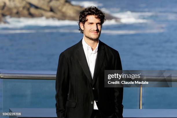 Louis Garrel attends 'L'Homme Fidele' Photocall at Aquarium on September 22, 2018 in San Sebastian, Spain.