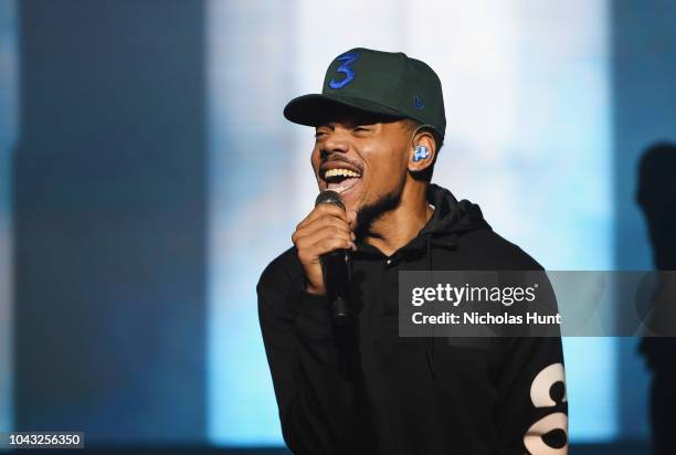 Chance The Rapper performs onstage during Chance The Rapper to Headline Spotify's RapCaviar Live In Brooklyn in Partnership with Live Nation Urban...