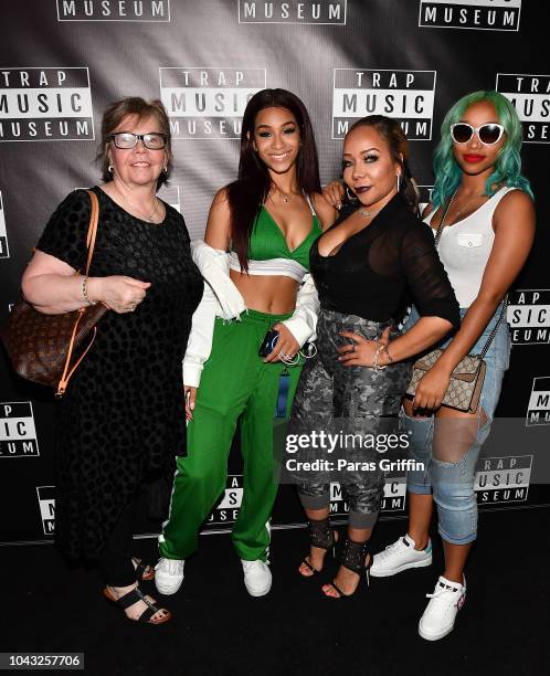 Diane Cottle-Pope, Deyjah Harris, Tameka "Tiny" Harris, and Zonnique Pullins attendTrap Music Museum VIP Preview at Trap Music Museum on September...