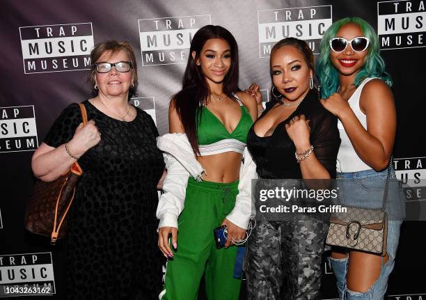 Diane Cottle-Pope, Deyjah Harris, Tameka "Tiny" Harris, and Zonnique Pullins attendTrap Music Museum VIP Preview at Trap Music Museum on September...