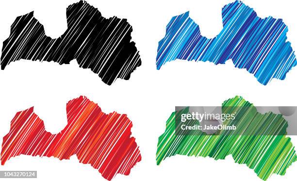 latvia scribble - riga latvia stock illustrations
